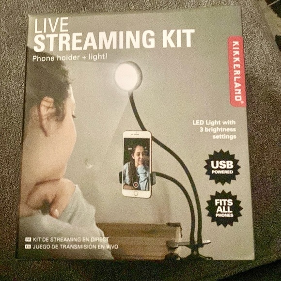 Live Streaming Kit Phone Holder plus light USB powered fits all phones - Picture 6 of 6